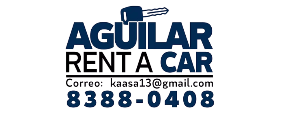Logo de Aguilar Renta Car.